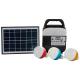 Global Sunrise 8000mah Solar Home Lighting System With Radio FM MP3