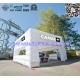 Modern White Cube Inflatable Booth Tent For Garden Party And Event