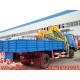 factory direct sale best price CLW truck with boom crane, Hot sale dongfeng 170hp 6tons truck with folded crane
