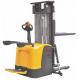 Stand On Electric Stacker Truck , Electric Lift Pallet Stacker Low Noise Operation