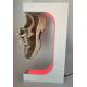 colorful led light magnetic levitation floating sneaker shoes display stand with remote controller