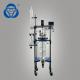 Double Layer 50L Jacketed Glass Reactor Vessel Cycle Heating Cooling