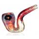 Borosilicate Glass Hand Pipes Handmade High End Glowing Colorful Smoking Pipe