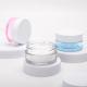 Transparent PET Cream Jar 100g 150g Cosmetic Glass Cream Jar With Silk Screen Printing