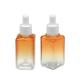 50ML Gradient PETG Cosmetic Bottle Square 20/410 Essential Oil Bottle Packaging
