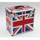 LP 50pcs DVD case Alu storage box with Union jack flag pattern large space for records