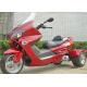 Electric Start 3 Wheel 150cc Scooter , 3 Wheel Bike Motorcycle With Windshield