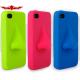 Fashion Nose Silicone Iphone 4 4S 5 5S Cases Multi Color Gift Package Included