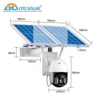 5V Photovoltaic 4g Solar Powered Camera 5 Inch Display 4g Sim Solar Camera