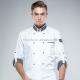 New Products Custom Soft Chef Garment Double Row Buttons Cooking Uniform for food industry