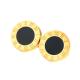 10mm Stainless Steel Gold Plated Arabic Number Stud earring for Women