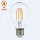 A60 LED Filament Bulb 220V 240V 7W 806LM Ra80 Dimmable Edison Light Bulbs