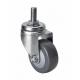 70kg Threaded Swivel PU Caster 2.5 Zinc Plated Customized for Your Specific Needs