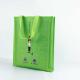 Reusable Polypropylene Woven Bags 29*35cm Breathable Handled Bags Green