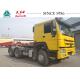 Yellow HOWO 6X4 Tractor Truck / Prime Mover With 420 HP For Fuel Transport