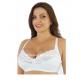 OEM ODM K Cup White Padded Hand Wash Professional Plus Size Convertible Bra For Ladies