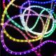 2 wires 13mm round LED flexible rope light R/Y/G/B/W/WW LED color lighting CE ROHS 230V