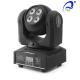 Double Face 8PCS*10W Mini Wash Led Moving Head Light Y Axis Unlimited Rotation