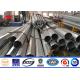 Hot Dip Galvanized Steel Pole 69 Kv Electric Transmission