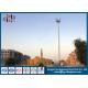 Galvanized Telecommunication Towers Electricity Pylons Pole Long Life Period