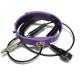 Silicon Anti Static Wristband Coil Cord Dia. 2.5mm Length 2.4m Purple Pink Blue Yellow