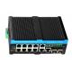 Layer 2 Managed Ethernet Switch With Full Gigabit 8 Port POE+ 2 Combo Ports