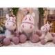 Simulation Animal Plush Toys / Lovely Soft Stuffed Donkey Toy For Promotion