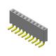 Female Header Connector 2.00mm Single Row R/A Dip TYPE 1*2PIN To 1*40PIN H=6.35mm