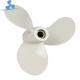 White Yamaha Aluminium Boat Propellers Right Rotation 647-45943-00-EL-9X7