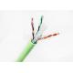 High Speed Transmission Cat6A Lan Cable Rohs Jacket PE Insulation 1000ft / 305m