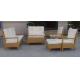 Fashion Modern Outdoor Rattan Furniture Sofa Set With 3 Seat Couch