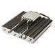 CPU Cooling LED Light Copper Pipe Heat Sink Anodized Treatment Stacked Heatsink