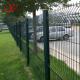 200*55mm Green Pvc Coated Welded Wire Mesh Fence Panel High Anti - Corrosion