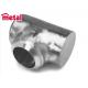 Stainless Steel Tee Fittings Pipe Butt Weld Equal Tee for industry