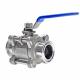 ISO9001 Certified Sanitary Stainless Steel 304/316L Tri Clamp Ball Valve for Water