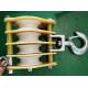 30KN Transmission Line Stringing Tools Insulated Nylon Sheave Hoisting Tackle