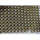 Gold Color Decorative 316l Stainless Steel Ring Mesh Chain Braided