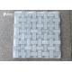 Rectangle and small square carrara marble mosaic tile assorted natural color