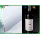High Whiteness Jumbo Roll Paper Smooth Surface 80gsm 85gsm 90gsm For Wine Labels