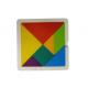 Custom Non Toxic Silicone Puzzle Tangram 7 Piece For Children