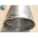Full Welding Johnson Water Filter Pipe Anti Corrosion For Oil / Gas Industry