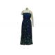 Elastine Waist Gradient Womens Slip Dress , Viscon Summer Casual Maxi Dresses