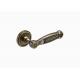 Brass Entrance Classic Door Handles And Keys 137mm 60mm OEM Support