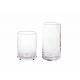 Clear Lead Free 15cm 17 OZ Hand Blown Highball Glasses Compacted Surface