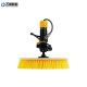 Mobile Cold Wash Clean in Place Solar Power Tools for Single Rolling Disc Yellow Brush