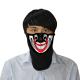 Wholesale Halloween Party Costume Cosplay Props Masks LED Rave Face Mask Flashing Light Up EL Mask Hot Sales Music-Activ