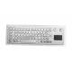 Stainless Steel Industrial Keyboard With Touchpad  / Rugged  Keyboard