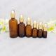 Electroplated Sliver Amber Serum Bottles Essential Oil recyclable