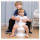 PP Plastic Simulation Flushing Toilet Baby Potty Training Seat With Solid Pattern Type