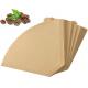 100% Pure Wood Paddle Cone Coffee Filter Paper White 100pcs V60